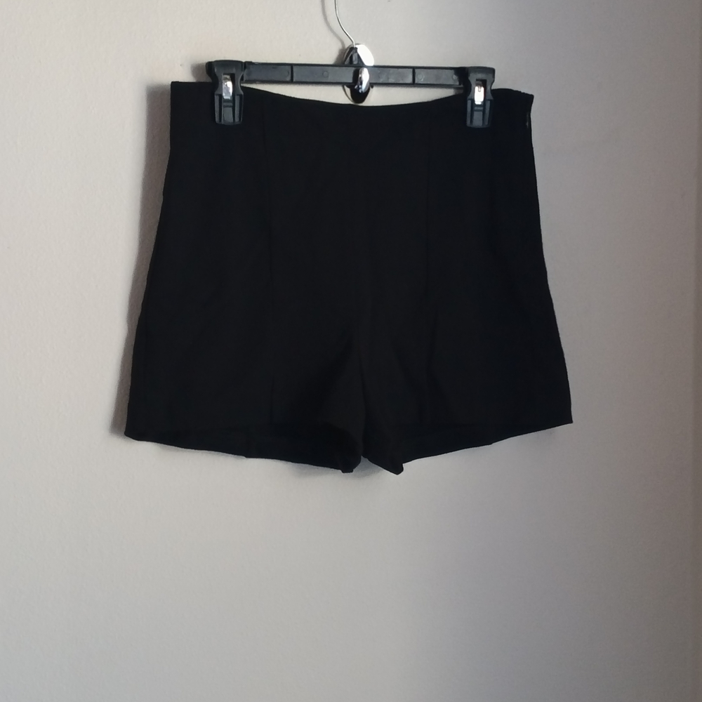 Express Shorts Women 10 Black High Waist Casual Academia Gothic Beach Resort